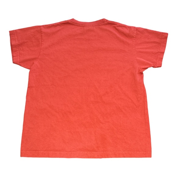 OBEY women's red and orange branded graphic skater tee, medium. - Picture 2 of 2